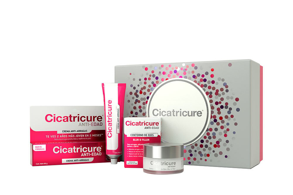 Kit Cicatricure Crema Antiarrugas Y Contorno De Ojos Con Caja