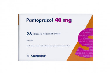 Pantoprazol 40 Mg En Caja Por 28 Tabletas