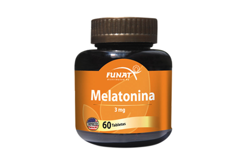 Melatonina 3 mg Frasco Con 60 Tabletas