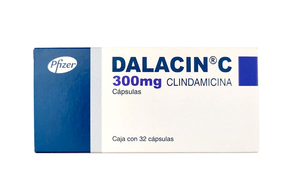 Dalacin C 300 Mg Caja Con 32 Cápsulas