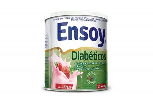 Ensoy Diabéticos Tarro Con 400 g - Sabor A Fresa