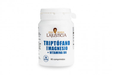 Triptófano + Magnesio Y Vitamina B6 Con 60 Comprimidos