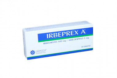 Irbeprex A 300 / 5 mg Caja Con 30 Tabletas