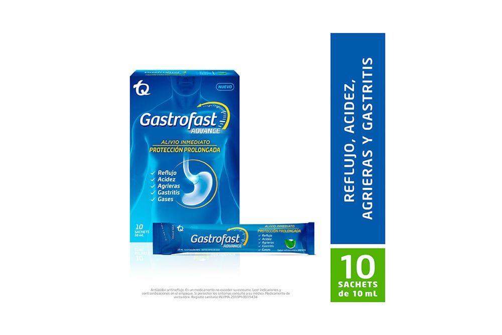 Gastrofast Advance Caja Con 10 Sachets Con 10 mL - Droguerías Cafam Bogotá Gastrofast Advance Caja Con 10 Sachets Con 10 Ml