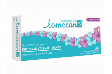 Lomecan 2% Crema Vaginal Caja Con Tubo Con 20 g