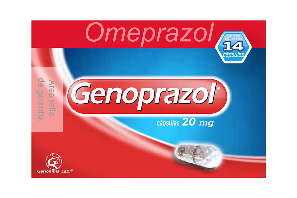 Genoprazol 20 mg Caja Con 14 Cápsulas