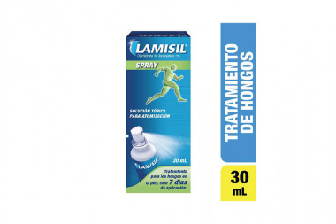 LAMISIL Solución Tópica 1 % Caja Con Spray Con 30 mL