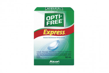 Opti-Free Express Solución Caja Con Frasco Con 60 mL