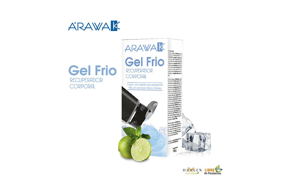 Gel Frío Recuperador Corporal Arawak Frasco Con 120 g