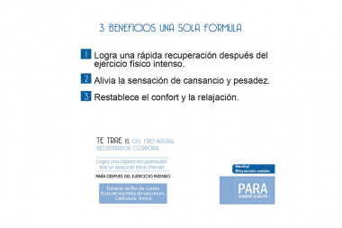 Gel Frío Recuperador Corporal Arawak Frasco Con 120 G