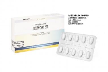 Megaplex 160 mg Caja Con 30 Tabletas