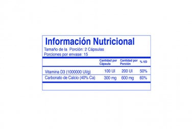 Benet Cápsulas Blandas Calcio + Vitamina D3 30 Cápsulas