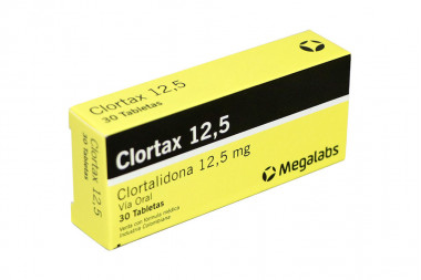 Clortax 12,5 mg Caja Con 30 Tabletas
