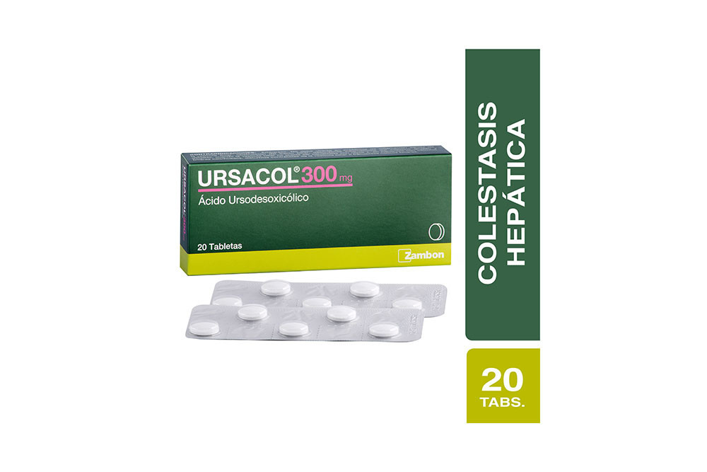 Ursacol 300 Mg Caja Con 20 Tabletas