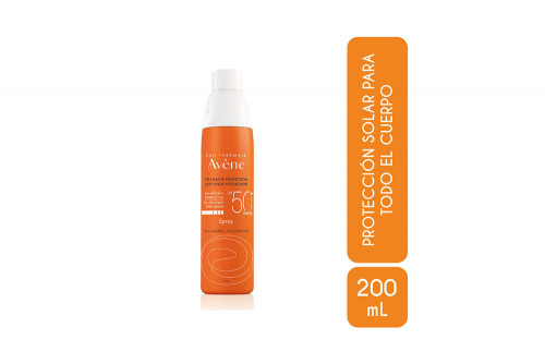 Avène Protector Solar SPF 50 Spray Frasco Con 200 mL
