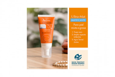 Protector Solar Avene Ultra-Mat Spf 50+ 50 Ml