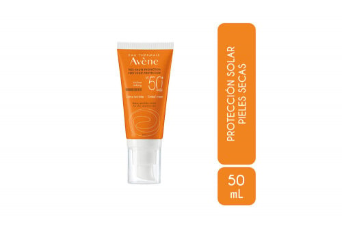 Protector Solar Très Haute Avène Thermale Crome Teinte SPF 50 Frasco Con 50 mL