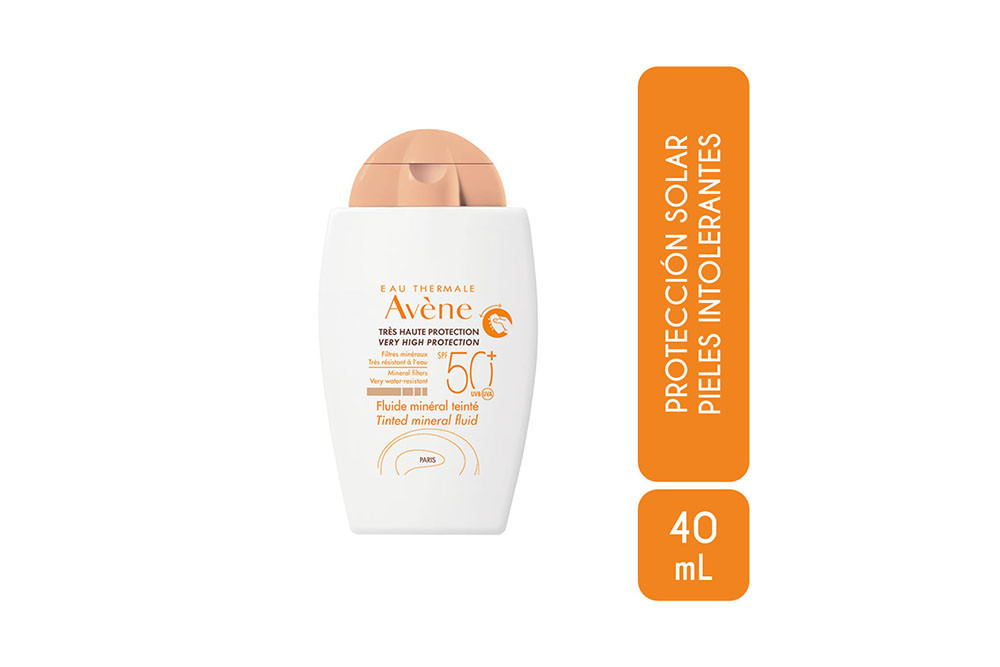 Protector Solar Avene Fluido Mineral Color Lb Spf50+ 40 Ml