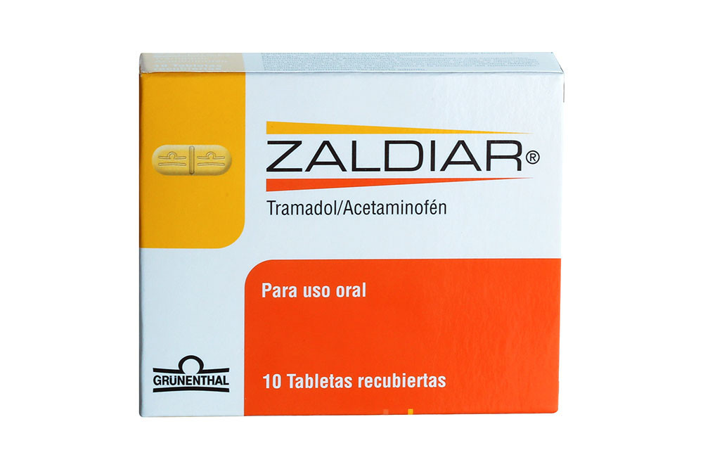 Zaldiar Tramadol/ Acetaminofén Caja Con 10 Tabletas
