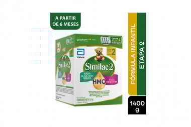 Similac 2 ProSensitive Caja Con 4 Bolsas Con 350 g C/U