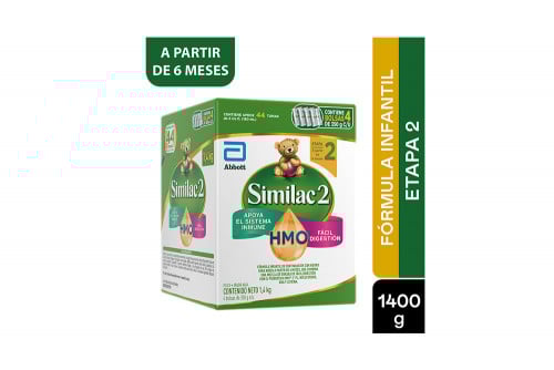 Similac 2 ProSensitive Caja Con 4 Bolsas Con 350 g C/U