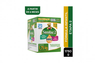Similac 2 ProSensitive 6 a 24 Meses Caja Con 5 Bolsas Con 350 g C/U
