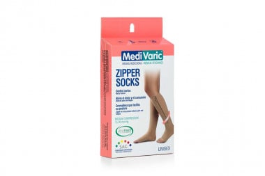 Calcetines Medivaric Con Cremallera Caja Con 1 Par