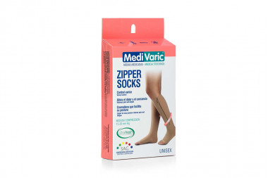 Calcetines Medivaric Con Cremallera Caja Con 1 Par