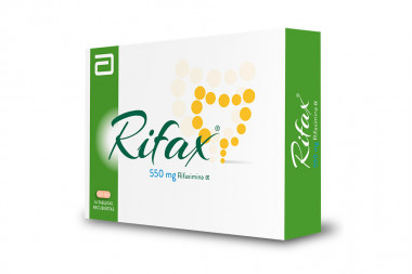 Rifax 550 mg Caja Con 14 Tabletas Recubiertas 