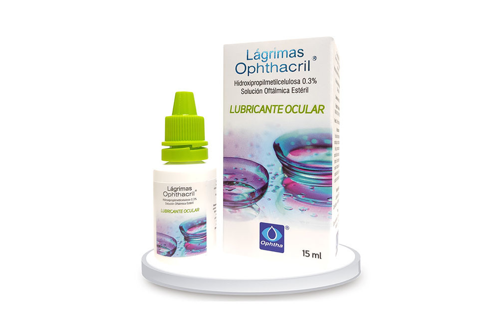 Ophthacril Solución Oftálmica 0.3% Caja Con Frasco Con 15 mL Solución Oftálmica Ophthacril 0.3% 15 Ml