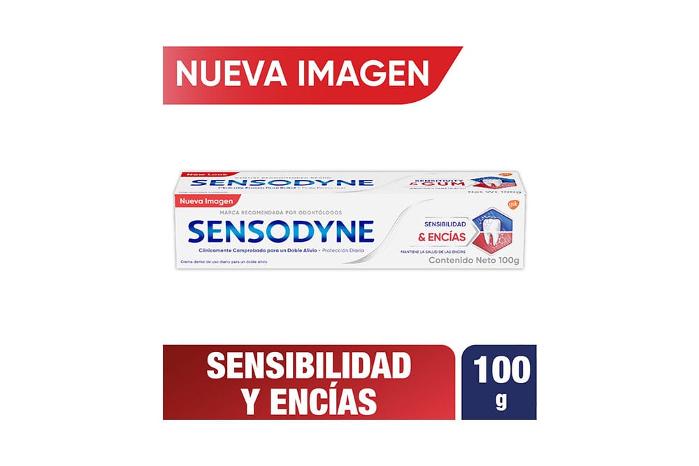 Crema Dental Sensodyne Caja Con Tubo Con 100 g Sensodyne Sensibilidad Y Encías Tubo Con 100 G