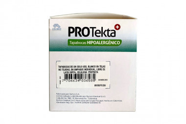 Tapabocas Hipoalergenicos Protekta
