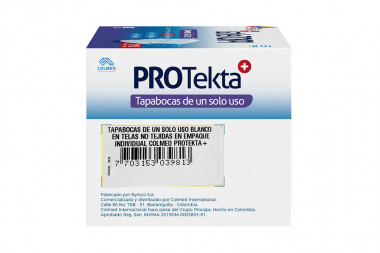 Tapabocas Protekta Caja Con 30 Unidades