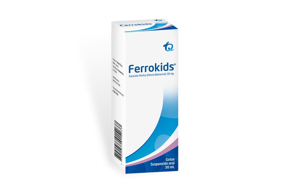 Ferrokids Suspensión Oral 30 Mg Frasco Con 30 Ml