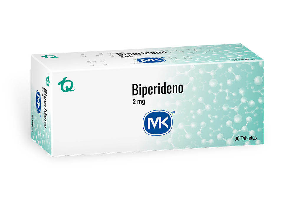 Biperideno 2 mg Caja Con 90 Cápsulas