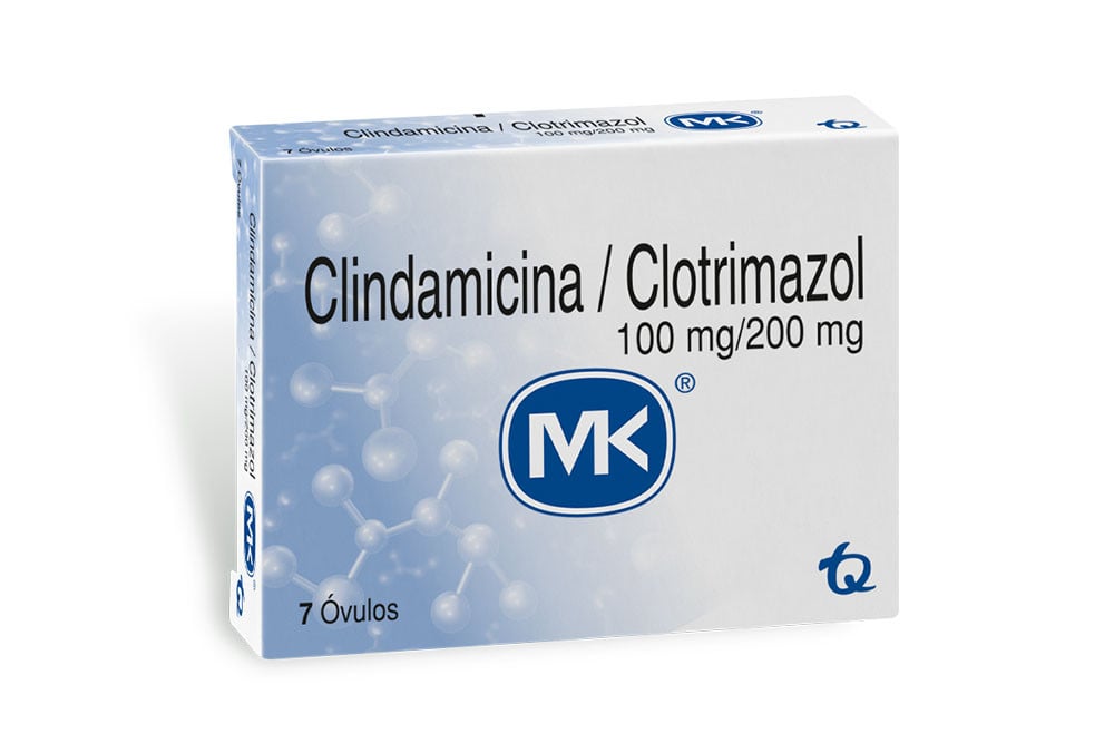 Clindamicina + Clotrimazol 100 Mg / 200 Mg Caja Con 7 Óvulos
