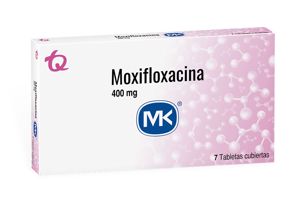Moxifloxacina 400 mg Caja Con 7 Tabletas Cubiertas