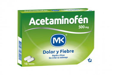 Acetaminofen MK 500 mg Caja...