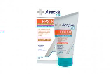 Protector Solar Asepxia Gen Frasco Con 50 G
