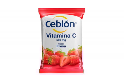 Cebión 500 Mg Sabor Fresa...