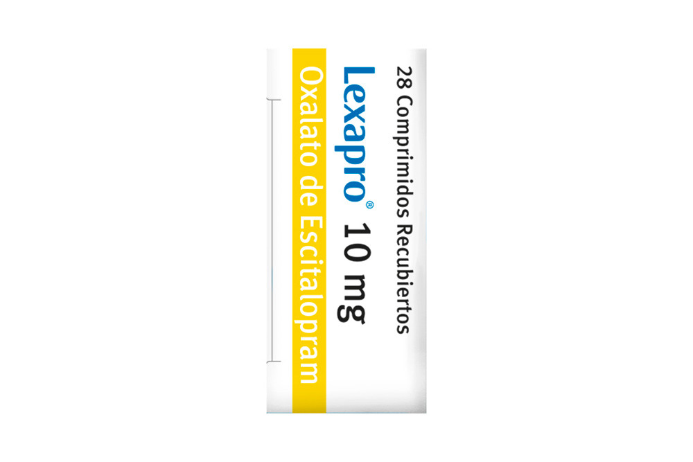 Lexapro 10 mg Caja Con 28 Tabletas