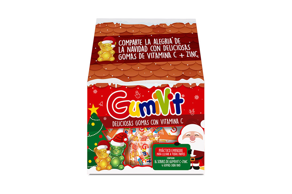 Gumivit C+ Zinc Edición Navidad Caja Con 16 Unidades