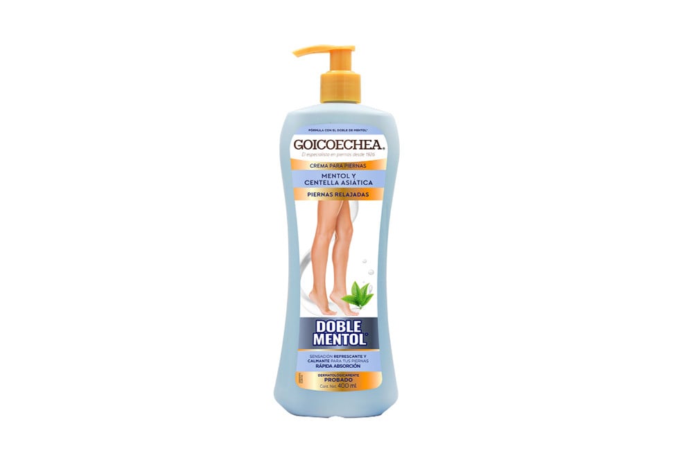 Goicochea Centella Asiática Y Doble Mentol Frasco Con 400 Ml