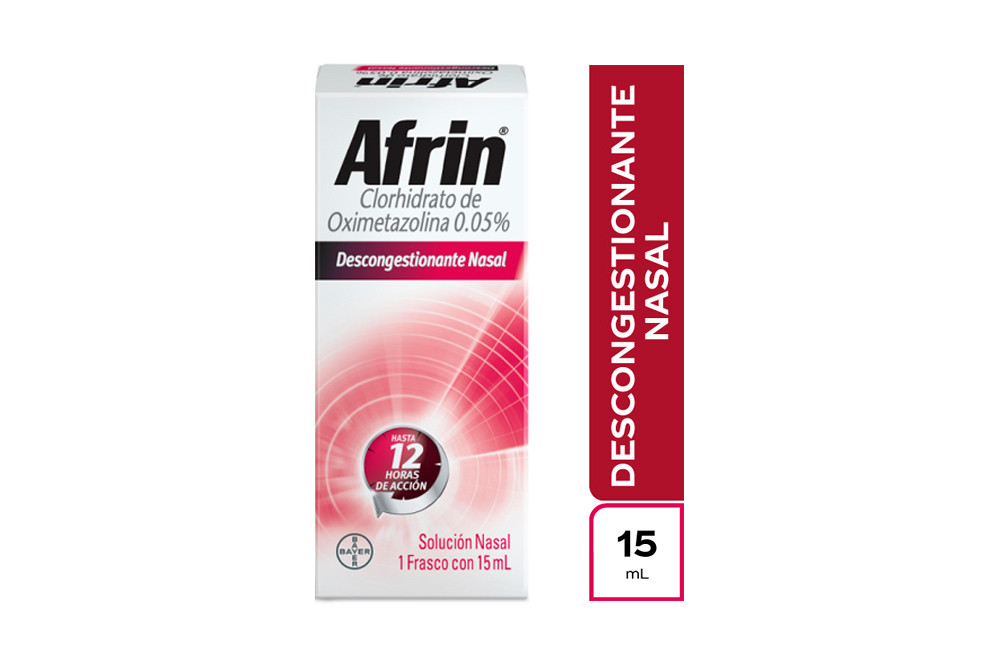 Afrin 0,05% Descongestionante Nasal Frasco Con 15 mL