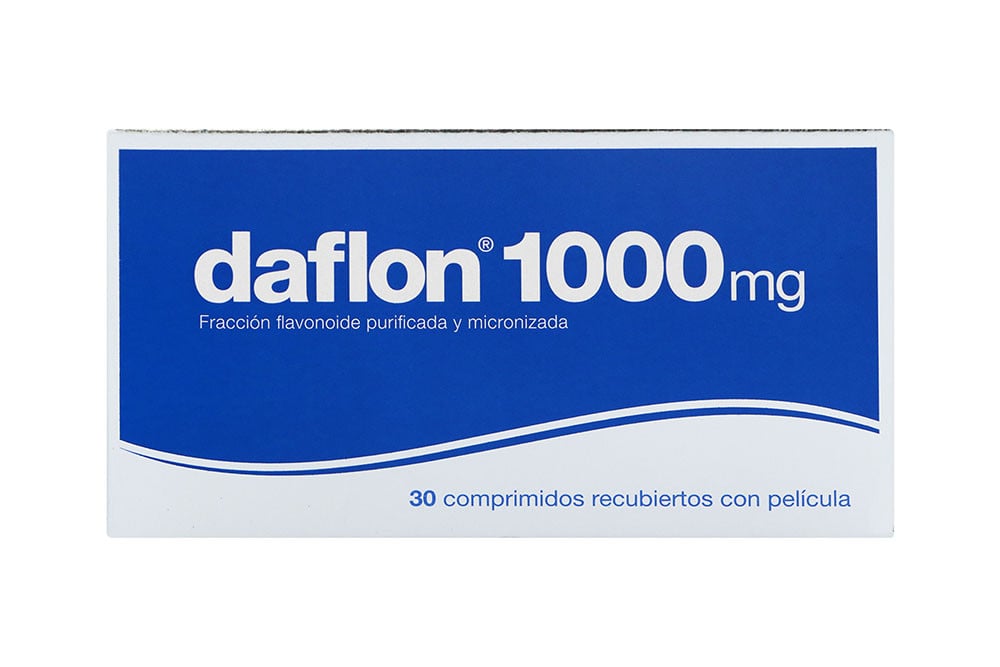 Daflon 1000 Mg Caja Con 30 Tabletas Recubiertas