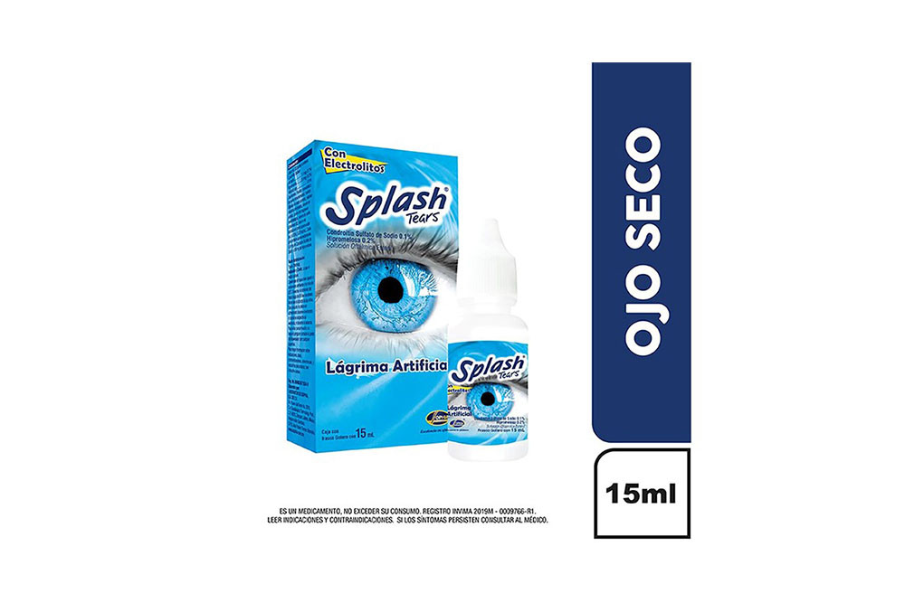 Splash Tears Solución Oftálmica 0.1 / 0.2 %  Frasco Con 15 mL