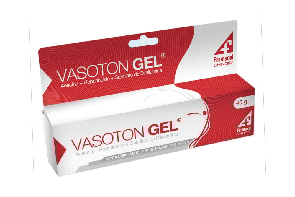 Vasoton Gel Caja Con Tubo Con 40 G