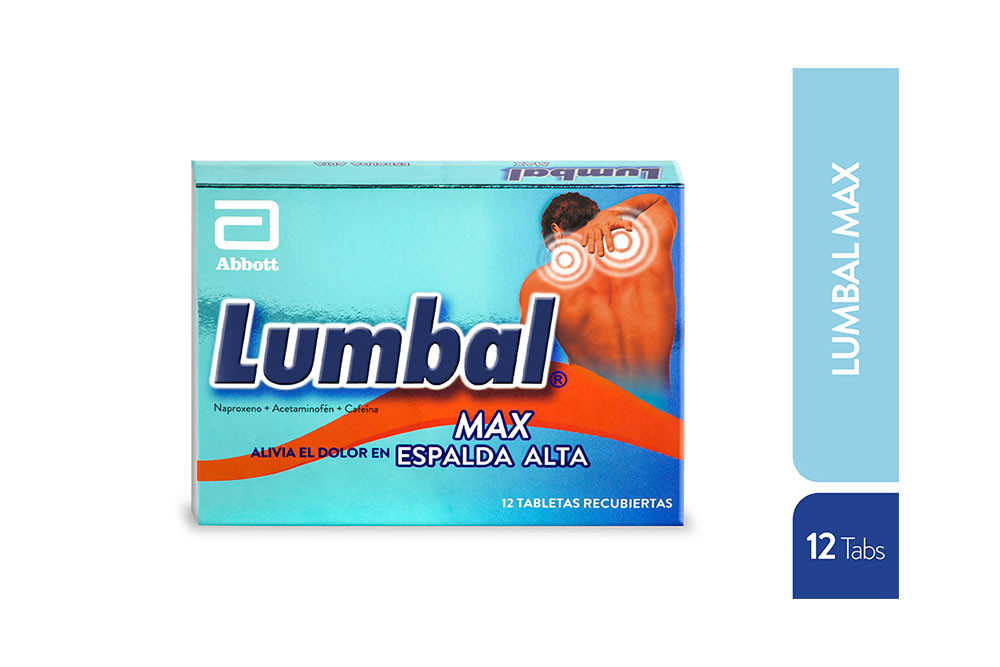 Lumbal Max Caja Con 12 Tabletas Recubiertas