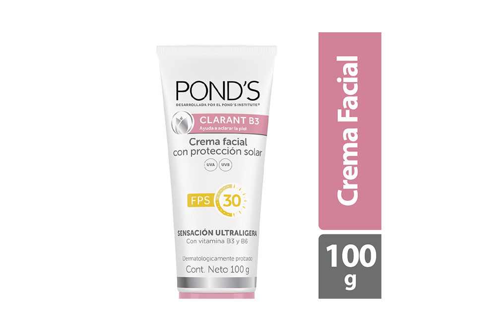 Crema Facial Pond's Clarant B3 FPS 30 Tubo Con 100 g