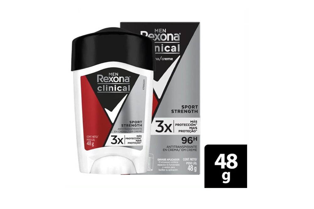 Desodorante Rexona Clinical Men Sport Strenght Frasco Con 48 g